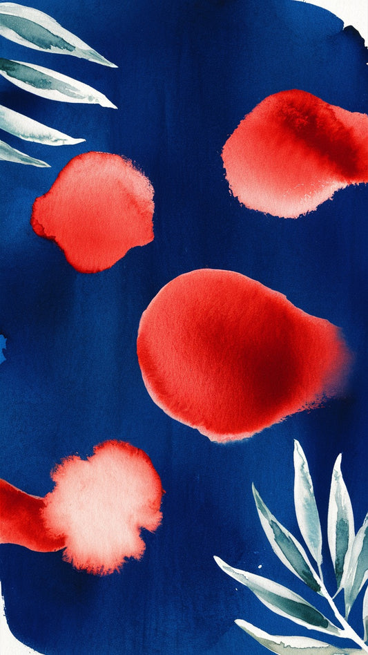 Symphony in Red and Blue